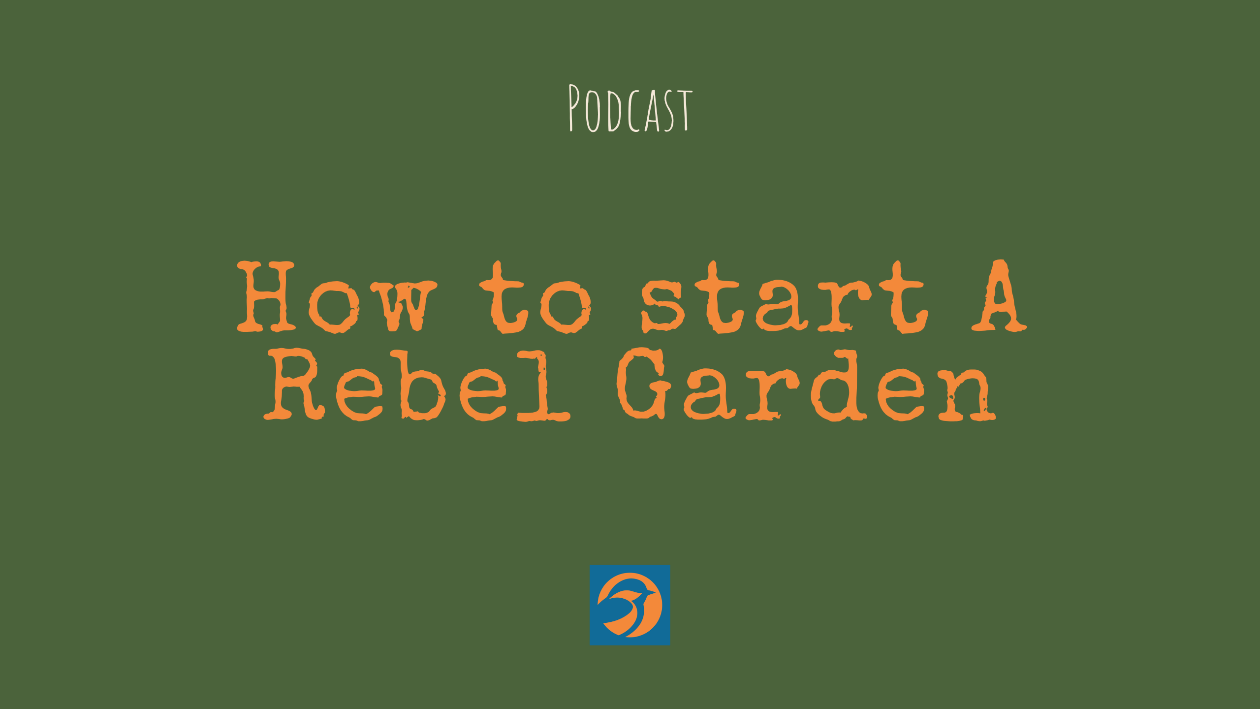 How to start A Rebel Garden